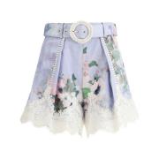 Blomster Blondekant Shorts