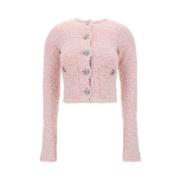 Paljettbesatt Cropped Cardigan