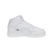 Semsket Mid-Top Perforert Sneaker