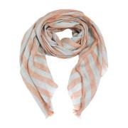 Oransje Changeant Stripe Skjerf