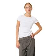 Casual Fit Hvit Tee T-skjorte