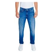 Klassisk Stil Blå Jeans med Lommer