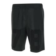 Svart Mesh Gradient Shorts