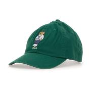 Grønn Bjørn Logo Baseball Cap