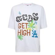 Multifarget High Print Oversized T-skjorte