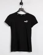 Puma Essentials small logo t-shirt in black