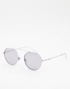 Calvin Klein round sunglasses-Silver