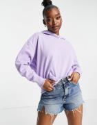 Calvin Klein Jeans micro logo hoodie in lilac-Purple