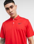 Nike Golf Victory logo polo shirt in red