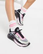 Nike Air Max 2090 trainers in black and pink