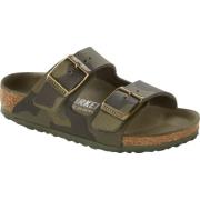 Birkenstock Kids' Arizona Birko-Flor Narrow Desert Soil Camo Khaki