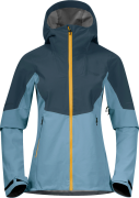 Bergans Women's Senja Hybrid Softshell Jacket Smoke Blue/Orion Blue/Li...