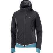 Salomon Women's Light Shell Jacket (2021) Black/Mallard Blue