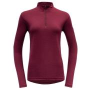 Devold Breeze Woman Half Zip Neck     Beetroot