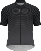 Odlo Men's The Zeroweight Chill-Tec Jersey Black - Odlo Graphite Grey