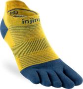 Injinji Men's Run Lightweight No-Show Royal Yellow