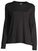 Casall Women's Soft Texture Long Sleeve Black