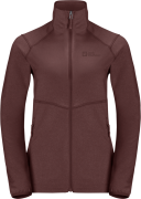 Jack Wolfskin Women's Fortberg Full Zip Dark Maroon