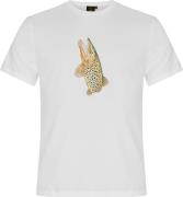 Nordic Hawk Men's Trout Tee White