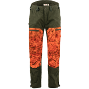 Fjällräven Men's Drev Hybrid Trousers Deep Forest-Orange Multi Camo