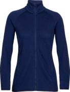 Icebreaker Women's Elemental Long Sleeve Zip Royal Navy