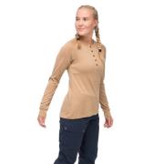 Bergans Women's Lysebu Wool Henley Warm Sand