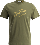 Lundhags Men's Järpen Logo T-Shirt Pine Green