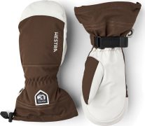 Hestra Army Leather Heli Ski Mitt Espresso