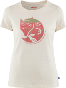 Fjällräven Women's Arctic Fox Print T-shirt Chalk White