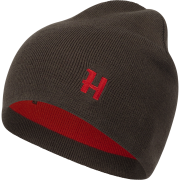 Härkila Aspire Reversible Beanie Shadow Brown/red