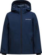Peak Performance Junior Maroon Insulated Jacket Blue Shadow