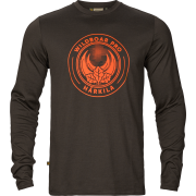 Härkila Men's Game Long Sleeve T-Shirt Shadow Brown Wildboar