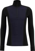 Ulvang Men's Peak Map Half Zip Baselayer Black/Navy Blue