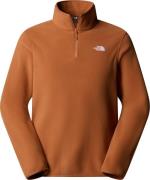 The North Face Men's Glacier Fleece 1/4 Zip Jacket Burnt Umber