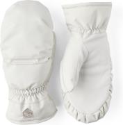 Hestra Women's Primaloft Leather Mitt Ivory