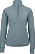 Johaug Women's Fusion Pile Henley Green/blue