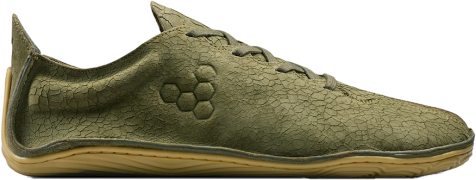 Vivobarefoot Men's Sensus II Dark Olive Cracked Leather