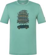 super.natural Men's Surf Trip Tee Lagoon Green/various