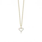 Mads Z Tender Heart Halskjede 14 kt. Gull 0,12 ct. 1531312