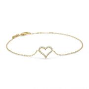 Mads Z Tender Heart Armbånd 14 kt. Gull 0,12 ct. 1551312