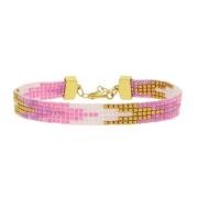 Nuni Copenhagen Monika Armbånd 18 kt. Gullforgylt sølv A3015-LightPink