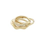 Pilgrim True 3-in-1 Ring 18 kt. Forgylt messing 132432004