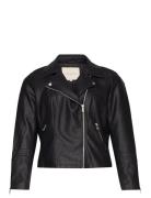 Caremmy Faux Leather Biker Noos Skinnjakke Skinnjakke Black ONLY Carma...