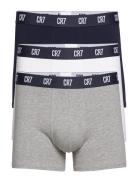 Cr7 Basic Trunk Organic 3-Pack Boksershorts Multi/patterned CR7