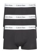 3P Low Rise Trunk Boksershorts Black Calvin Klein