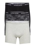 Cotton Stretch Boxer 3P Boksershorts Grey Björn Borg