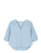 Aristo Adele Shirt Topp Blue Juna