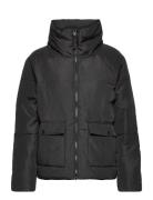 Slfdasa Puffer Jacket Fôret Jakke Black Selected Femme