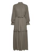 Magdalena Dress Maxikjole Festkjole Khaki Green IVY OAK