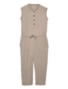 Rib Jersey Jumpsuit Jumpsuit Beige Copenhagen Colors